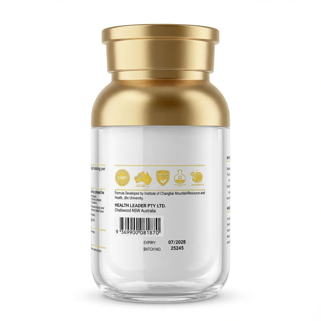 GinsReiProl Active Ingredients – Reishi Spore Oil, Panax Ginseng, Propolis Extract, PQQ per Softgel